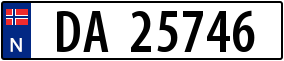 Truck License Plate
